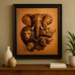 Wildlife Bas-Relief - Image 2